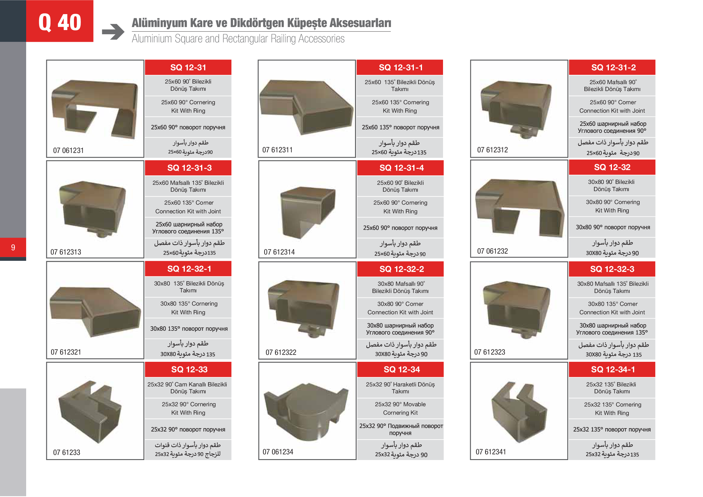 Küpeşte Kare Sistemleri 3